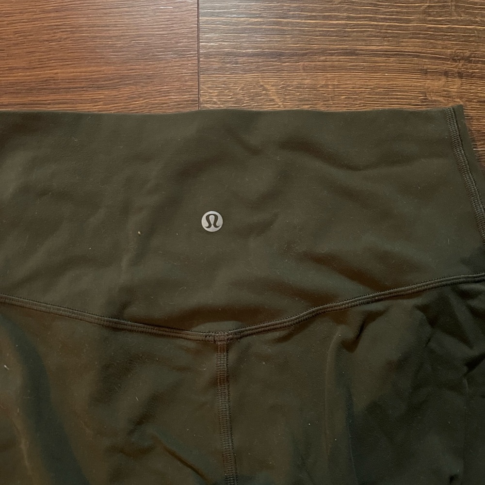 Lululemon align leggings in olive green